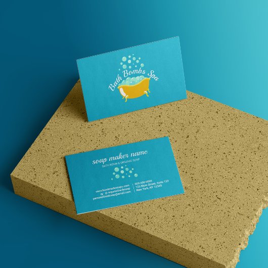 バスルーム ソープ バブル シャンプー 名刺