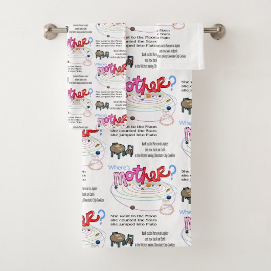 バスルーム・タオル・セットお母さんは？ バスタオルセット (インサイチュ)