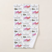 バスルーム・タオル・セットお母さんは？ バスタオルセット (ハンドタオル)