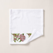 バスルーム・タオル・セットに染み出る牡丹 バスタオルセット (ウォッシュタオル)