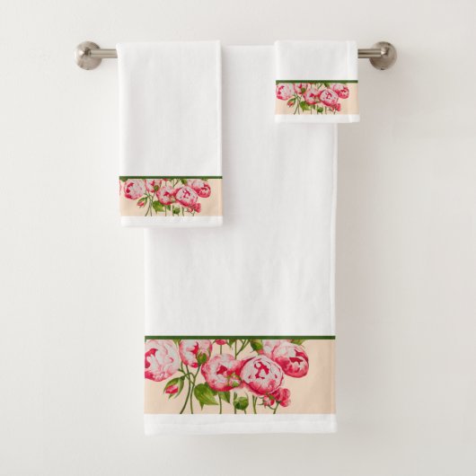 バスルーム・タオル・セットのバラ色の豊富さ(B) バスタオルセット (インサイチュ)