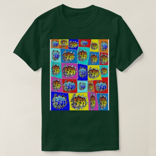 バスレインボー Tシャツ (デザイン正面)