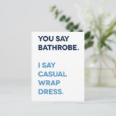 バスロベのパンデミック葉書 ポストカード (スタンド正面)