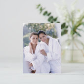 バスローブを着た2人の女性 ポストカード (スタンド正面)