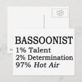 バスーニスト熱気 ポストカード (正面/裏面)