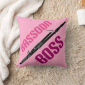 バスーンのボス音楽引用文のギフトのアイディア クッション (ブランケット)