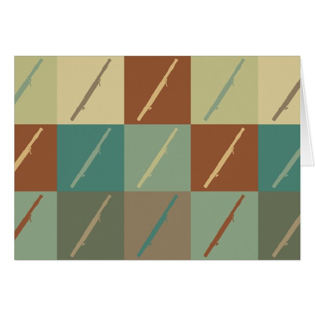 バスーンのポップアート (正面横)