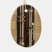 バスーンの鍵のオーナメントのペンダント セラミックオーナメント (裏面)