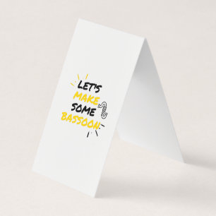 バスーンの音楽メーカー 名刺