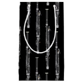 バスーンミュージシャンミュージック先生ウッドウィンド スモールペーパーバッグ (正面)