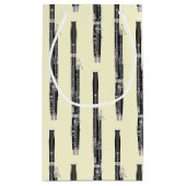 バスーンミュージシャンミュージック先生ウッドウィンド スモールペーパーバッグ (裏面)