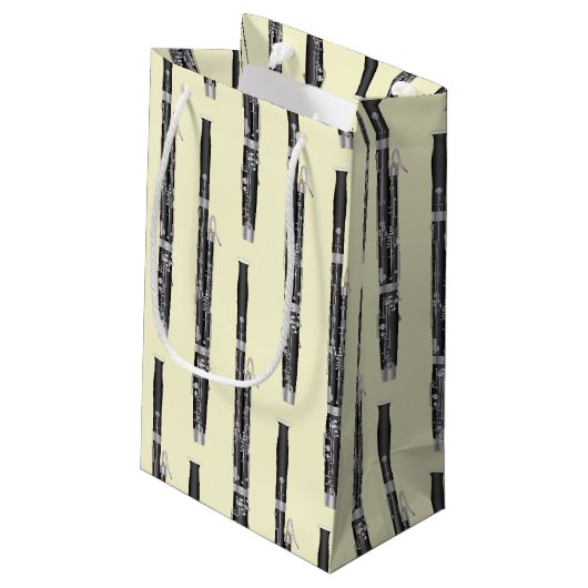 バスーンミュージシャンミュージック先生ウッドウィンド スモールペーパーバッグ (裏面アングル)