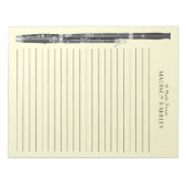 バスーンミュージシャンミュージック先生ウッドウィンド ノートパッド (正面)