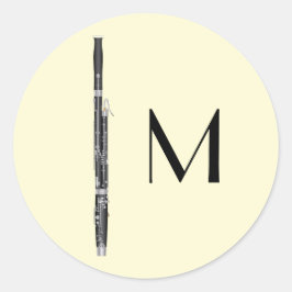 バスーンミュージシャンミュージック先生ウッドウィンド ラウンドシール