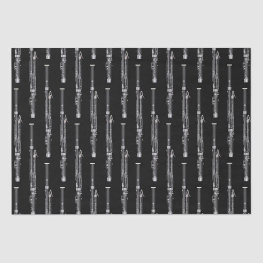 バスーンミュージシャンミュージック先生ウッドウィンド 薄葉紙 (正面)