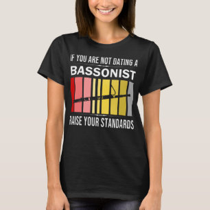 バスーンミュージック楽器マーチングバンドバスーニスト Tシャツ