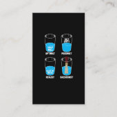 バスーン奏者水オーケストラのミュージシャンのバスーンのギフト 名刺 (正面)