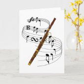 バスーン カード (黄色い花)