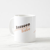 バスーン・バベ コーヒーマグカップ (正面左)