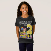 バス上の車輪2番目の誕生日2年Yrs古い家族 Tシャツ (正面フル)