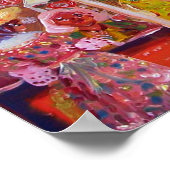 バス付きテレグラフ通りシーン ポスター (角)