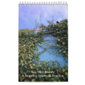 バス停の美しい-朝の感謝の練習 カレンダー (カバー)