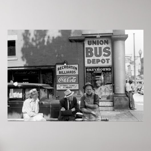 バス停：1938年 ポスター (正面)