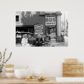 バス停：1938年 ポスター (キッチン)