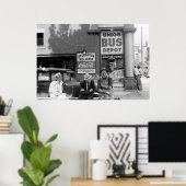 バス停：1938年 ポスター (ホームオフィス)