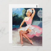 バス停Pin ポストカード (正面/裏面)