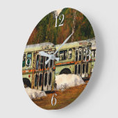 バス墓地 ラージ壁時計 (傾斜)