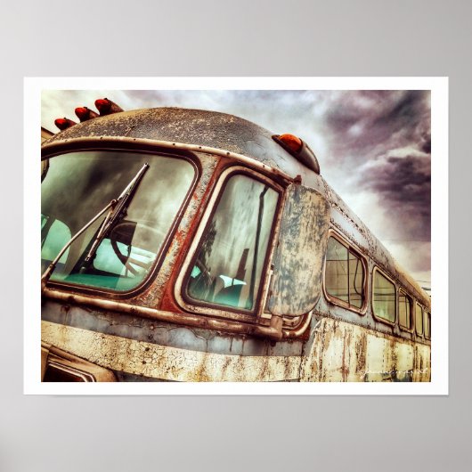 バス廃車のポスター ポスター (正面)