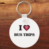 バス旅行が大好き キーホルダー (正面)