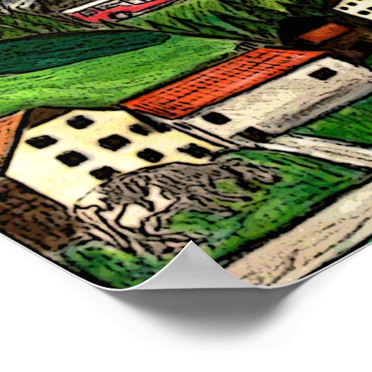 バス旅行 ポスター (角)