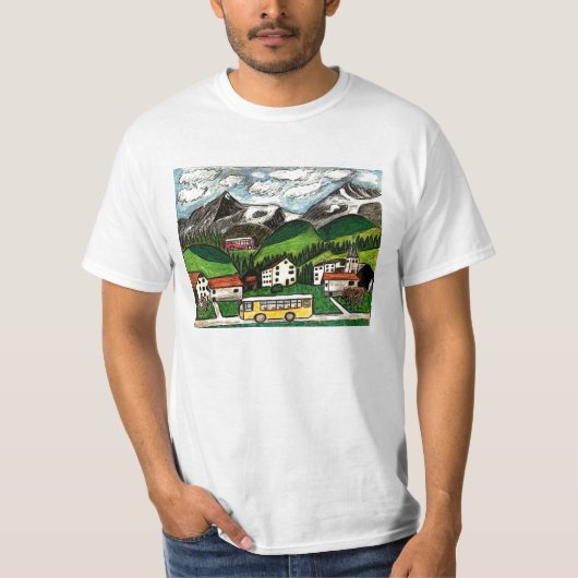 バス旅行 Tシャツ (正面)