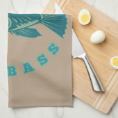 バス最高のの音 キッチンタオル (四つ折り)