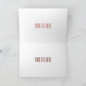 バス漫画のイラストレーション カード (内部)