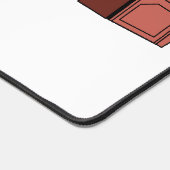 バス漫画のイラストレーション デスクマット (コーナー)