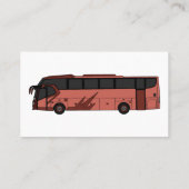 バス漫画のイラストレーション 名刺 (裏面)