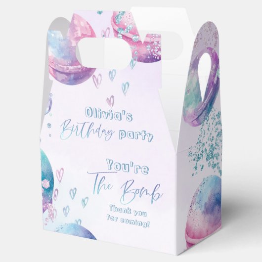 バス男女兼用爆弾の工芸品の誕生日パーティー フェイバーボックス (オープン)