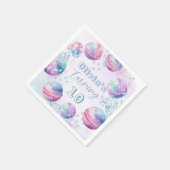 バス男女兼用爆弾製造の誕生日パーティー スタンダードカクテルナプキン (角)