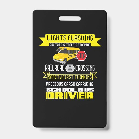 バス誇りを持ったドライバ バッジ (正面)