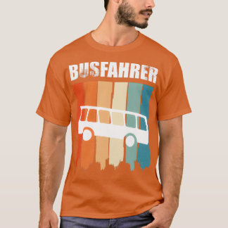 バス誇りを持った運転手レトロバス2 Tシャツ