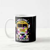 バス運転士運輸局の新学期 コーヒーマグカップ (左)