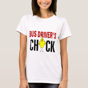 バス運転手のひよこ Tシャツ