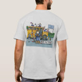 バス運転手のワイシャツ Tシャツ (裏面)