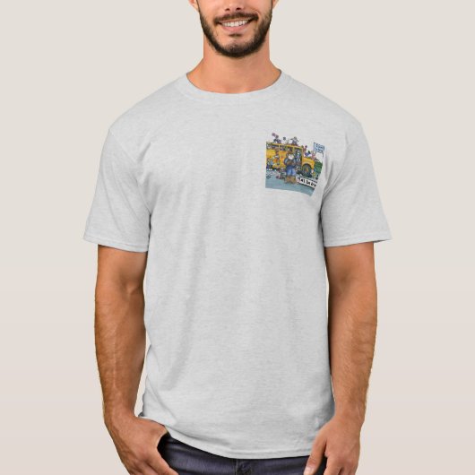 バス運転手のワイシャツ Tシャツ (正面)