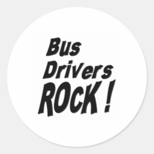 バス運転手の石! ステッカー