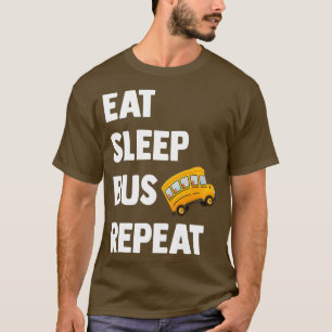 バス運転手オムニバススクールバス公共交通機関12 Tシャツ