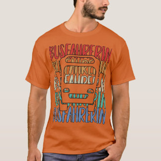 バス運転手スクールバスドライバー17 Tシャツ